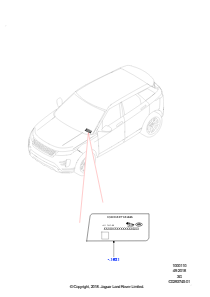 10AG Etiketten L551 NEW RANGE ROVER EVOQUE 2019 > (L551),Werk Halewood