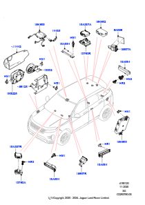 20AA Alarmanlage L551 NEW RANGE ROVER EVOQUE 2019 > (L551),Werk Halewood