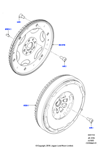 10AE Schwungscheibe L551 NEW RANGE ROVER EVOQUE 2019 > (L551),Werk Halewood