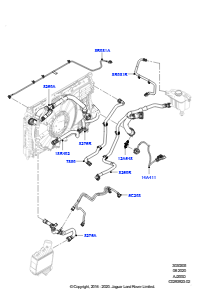 05AR Leitungen u. Schläuche - Kühlsystem L550 DISCOVERY SPORT 2015 > (L550),Werk Halewood