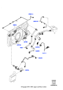 05AT Leitungen u. Schläuche - Kühlsystem L550 DISCOVERY SPORT 2015 > (L550),Werk Halewood
