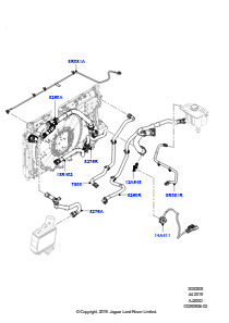 05AU Leitungen u. Schläuche - Kühlsystem L551 NEW RANGE ROVER EVOQUE 2019 > (L551),Werk Halewood