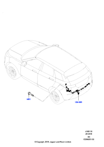 15AC Kabelstrang - Karosserie u. Heck L551 NEW RANGE ROVER EVOQUE 2019 > (L551),Werk Halewood