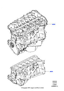 05AA Austauschmotor und Grundmotor L494 RANGE ROVER SPORT 2014 - 2022 (L494),3,0 l AJ20P6 Benzin High