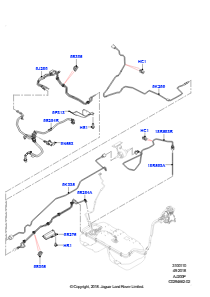 10BR Kraftstoffleitungen L551 NEW RANGE ROVER EVOQUE 2019 > (L551),Werk Halewood