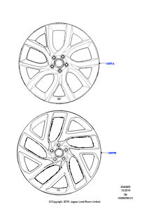05C Räder L560 RANGE ROVER VELAR 2017 > (L560),Limitiertes Paket