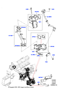 20BA Abgasrückführung L551 NEW RANGE ROVER EVOQUE 2019 > (L551),Werk Halewood