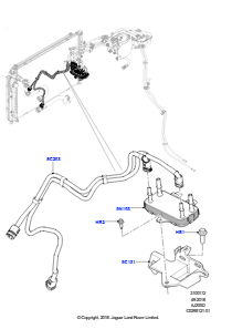 12AF Kraftstoffkühler L550 DISCOVERY SPORT 2015 > (L550),Werk Halewood