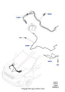 10AT Kraftstoffleitungen L551 NEW RANGE ROVER EVOQUE 2019 > (L551),Werk Halewood