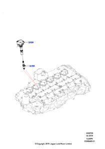05AA Zündspule/Kabel/Zündkerzen L560 RANGE ROVER VELAR 2017 > (L560),3,0 l AJ20P6 Benzin High