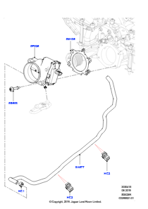 15C Drosselklappengehäuse L560 RANGE ROVER VELAR 2017 > (L560),5.0LP Aj133 Dohc Cda S/C Enhanced