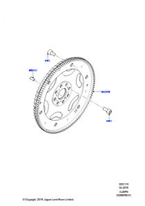 10AA Schwungscheibe L560 RANGE ROVER VELAR 2017 > (L560),3,0 l AJ20P6 Benzin High