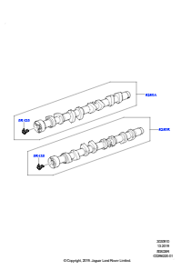 10B Nockenwelle L560 RANGE ROVER VELAR 2017 > (L560),5.0LP Aj133 Dohc Cda S/C Enhanced