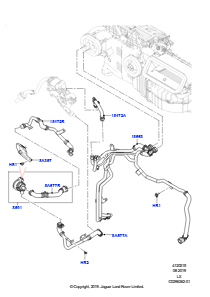 15CH Heizungsschläuche L494 RANGE ROVER SPORT 2014 - 2022 (L494),3,0 l AJ20P6 Benzin High