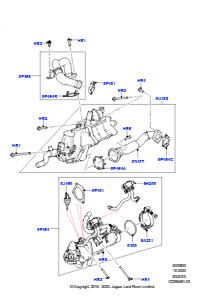 20F Abgasrückführung L462 DISCOVERY 5 2017 > (L462),3,0 V6 D Gen2 Twin Turbo