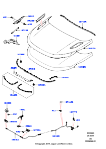 20AB Motorhaube u. Anbauteile L551 NEW RANGE ROVER EVOQUE 2019 > (L551),Hergestellt in Werk Changsu (China)