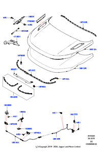 20AB Motorhaube u. Anbauteile L551 NEW RANGE ROVER EVOQUE 2019 > (L551),Hergestellt in Werk Changsu (China)