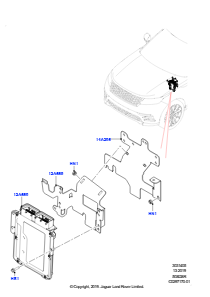 05E Module und Sensoren - Motor L560 RANGE ROVER VELAR 2017 > (L560),Rechtslenker