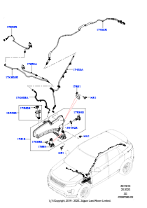10AB Scheibenwaschanlage L551 NEW RANGE ROVER EVOQUE 2019 > (L551),Hergestellt in Werk Changsu (China)