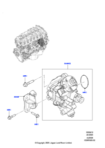 12AA Einspritzpumpe, Diesel L494 RANGE ROVER SPORT 2014 - 2022 (L494),3,0 l AJ20D6 Diesel High