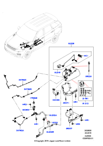 35AB Einspritzsystem - Reduktionsmittel L494 RANGE ROVER SPORT 2014 - 2022 (L494),Mit Reduktionsmitteltank