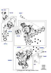 25AA Turbolader L405 RANGE ROVER 2013 - 2022,3,0 l AJ20D6 Diesel High