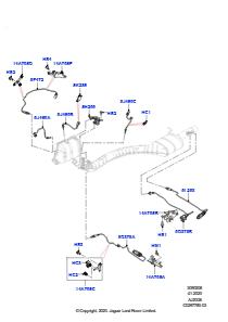 08AA Abgassensoren und Module L494 RANGE ROVER SPORT 2014 - 2022 (L494),Schadstoffklasse J-WLTP