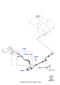 10AA Kraftstoffleitungen L405 RANGE ROVER 2013 - 2022,3,0 l AJ20D6 Diesel High