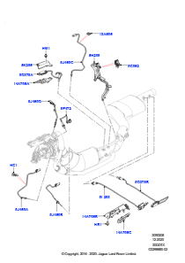 08X Abgassensoren und Module L462 DISCOVERY 5 2017 > (L462),LEV 160