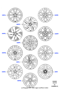 05B Räder L550 DISCOVERY SPORT 2015 > (L550),Werk Halewood