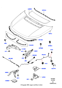 20D Motorhaube u. Anbauteile L550 DISCOVERY SPORT 2015 > (L550),Werk Halewood