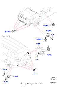 05D Einparkhilfe L550 DISCOVERY SPORT 2015 > (L550),Werk Halewood