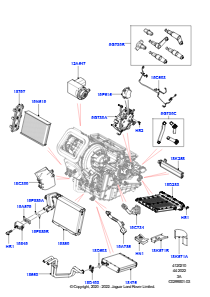10G Heiz./Klimaanlage, interne Bauteile L550 DISCOVERY SPORT 2015 > (L550),Werk Halewood