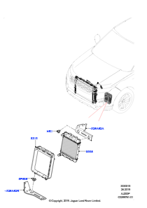 15AY Kühler/Ausgleichbehälter L551 NEW RANGE ROVER EVOQUE 2019 > (L551),Hergestellt in Werk Changsu (China)