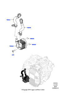 05AA Getriebekühlsystem L551 NEW RANGE ROVER EVOQUE 2019 > (L551),Hergestellt in Werk Changsu (China)