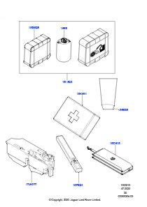 10AA Notfall- und Sicherheitsausrüstung L663 NEW DEFENDER 2020 > (L663)