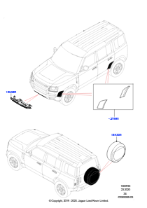 30 KAROSSERIESCHUTZ - AUSSEN L663 NEW DEFENDER 2020 > (L663)