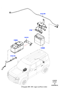 05 Batterie u. Befestigungsteile L663 NEW DEFENDER 2020 > (L663)