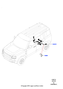 12AA Elektr. Verkabelung - Fahrgestell L663 NEW DEFENDER 2020 > (L663)