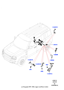 12AA Elektr. Verkabelung - Fahrgestell L663 NEW DEFENDER 2020 > (L663)