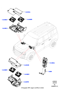 20AA Sicherungen, Halter & Überlastsch. L663 NEW DEFENDER 2020 > (L663)