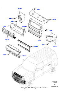 15 Luftabweiser L663 NEW DEFENDER 2020 > (L663)