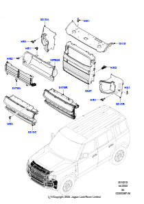 15 Luftabweiser L663 NEW DEFENDER 2020 > (L663)