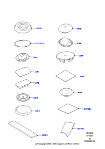 05 Abdeckstopfen - Karosserie L663 NEW DEFENDER 2020 > (L663)