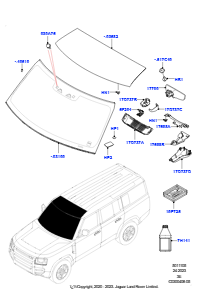 05 Windschutzscheibe/Innenspiegel L663 NEW DEFENDER 2020 > (L663)