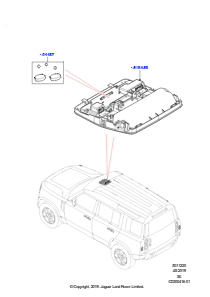 20 Dachkonsole L663 NEW DEFENDER 2020 > (L663)