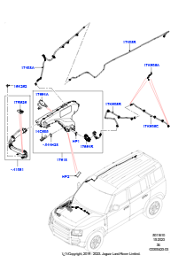 10AA Scheibenwaschanlage L663 NEW DEFENDER 2020 > (L663),2.0L I4 DSL HIGH DOHC AJ200