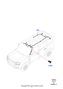 15AB Kabelstrang - Karosserie u. Heck L663 NEW DEFENDER 2020 > (L663)