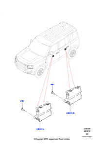 05AA Module u. Sensoren - Fahrzeug L663 NEW DEFENDER 2020 > (L663),Normaler Radstand