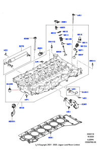 15AB Zylinderkopf L663 NEW DEFENDER 2020 > (L663),3,0 l AJ20P6 Benzin High